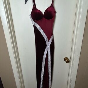 Windsor Burgundy Mesh Lingerie